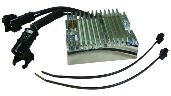 Regler/Gleichrichter Harley-Davidson 74546-07A 12 Volt 32 Ampere schwarz